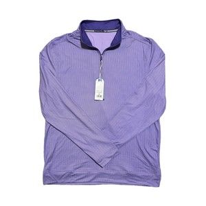 Southern Tide Purple Edgecrest Cruiser Quarter Zip Golf Pullover Size M NWT